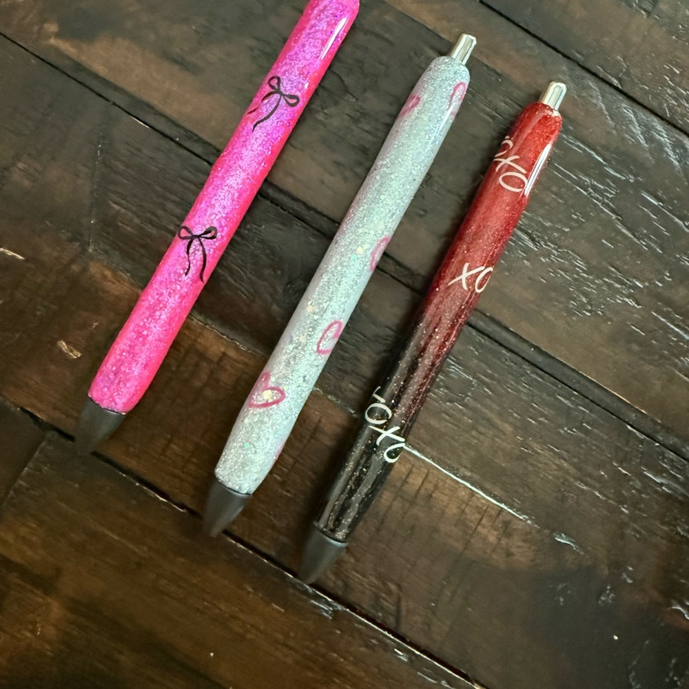 Set of Three Decorative Pens